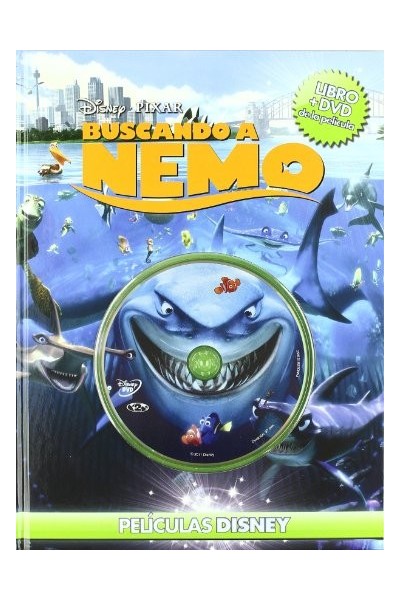 Películas Disney: Buscando A Nemo  (Libro + Dvd De La Película)